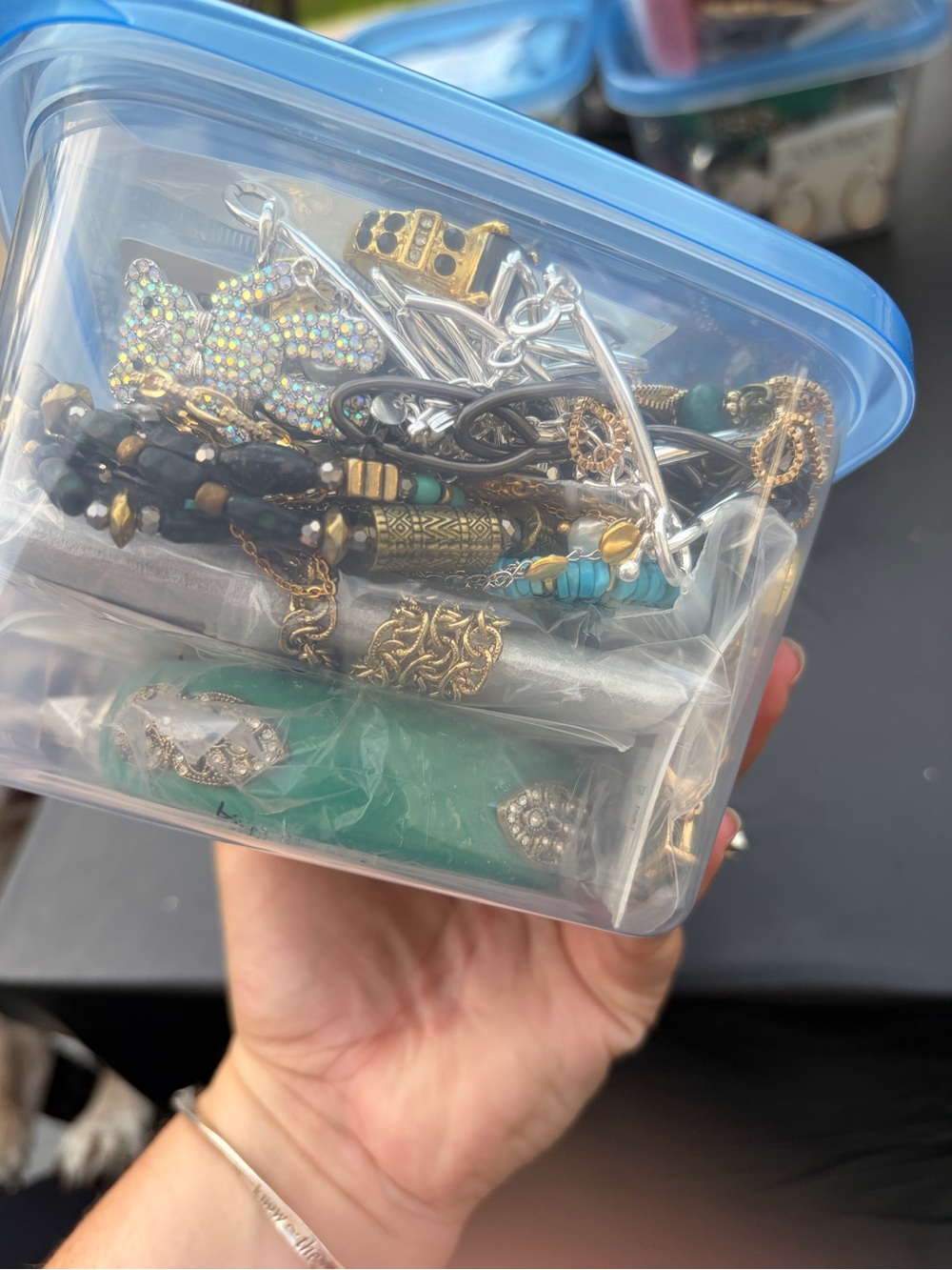 Jewelry mix lot silver and gold costume tones